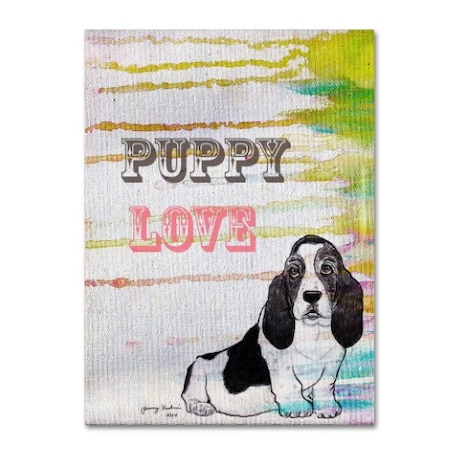 Tammy Kushnir 'Puppy Love' Canvas Art,35x47